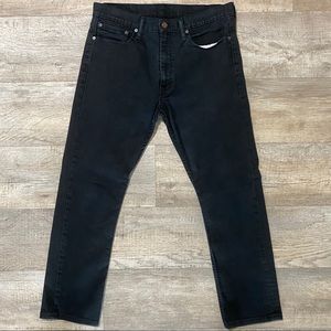Levi’s 513 Black Slim Straight Jeans